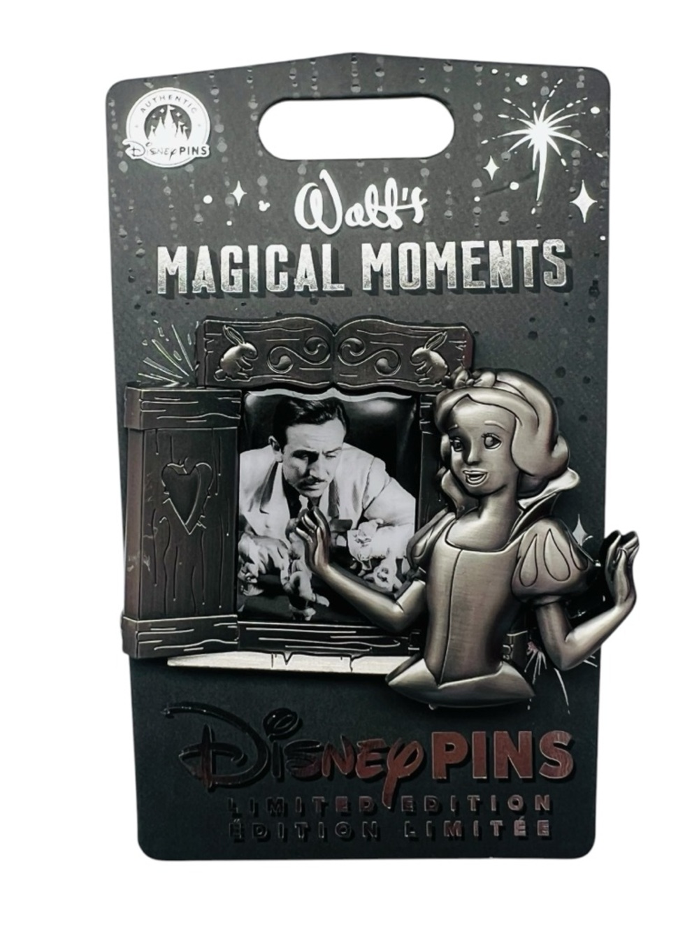 Disney Parks 2026 Walt's Magical Moments Pin Snow White Month 4/12 LE 2500